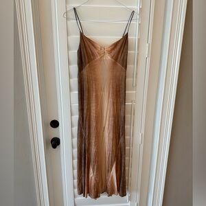 Roberto Cavalli Beige and Cream Dress NWT